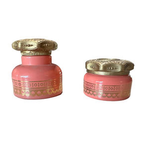 Vintage 1960's Avon Unforgettable Sachet Collectible Orate Vanity Jars